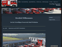 Tablet Screenshot of feuerwehr-welzheim.de